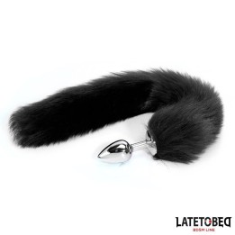 Analplug mit Schwanz Schwarz 40 cm von Latetobed BDSM Line | Fesselliebe.de
