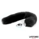 Analplug mit Schwanz Schwarz 40 cm von Latetobed BDSM Line | Fesselliebe.de