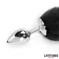 Analplug mit Schwanz Schwarz 40 cm von Latetobed BDSM Line
