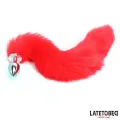 Analplug mit Schwanz Rot 40 cm von Latetobed BDSM Line