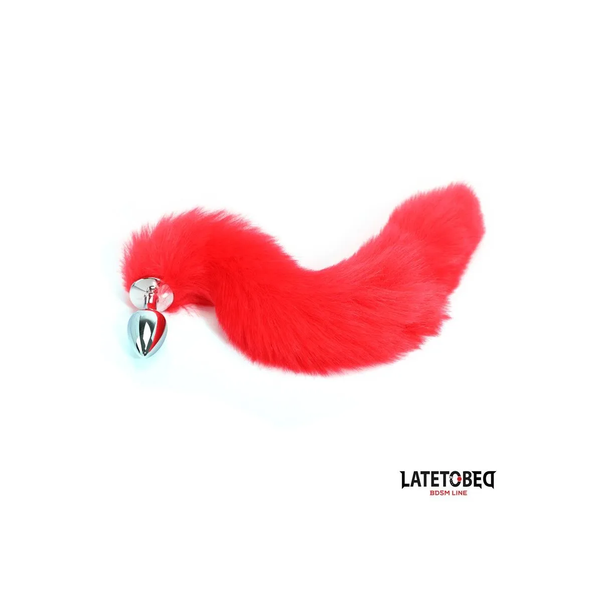 Analplug mit Schwanz Rot 40 cm von Latetobed BDSM Line | Fesselliebe.de