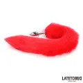 Analplug mit Schwanz Rot 40 cm von Latetobed BDSM Line