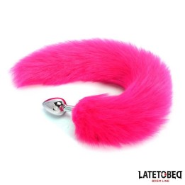 Analplug mit Schwanz Pink 40 cm von Latetobed BDSM Line | Fesselliebe.de