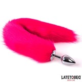 Analplug mit Schwanz Pink 40 cm von Latetobed BDSM Line | Fesselliebe.de