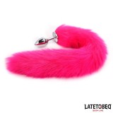 Analplug mit Schwanz Pink 40 cm von Latetobed BDSM Line | Fesselliebe.de