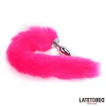 Analplug mit Schwanz Pink 40 cm von Latetobed BDSM Line