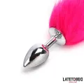 Analplug mit Schwanz Pink 40 cm von Latetobed BDSM Line