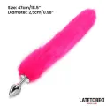 Analplug mit Schwanz Pink 40 cm von Latetobed BDSM Line