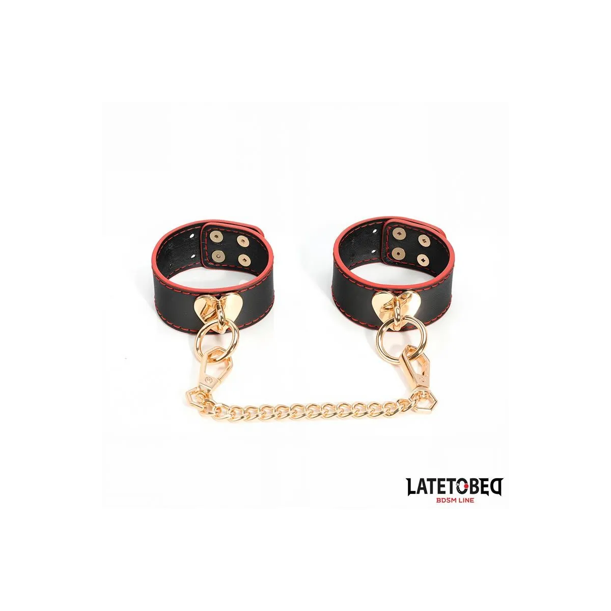 Fussfesseln mit Goldener Kette von Latetobed BDSM Line | Fesselliebe.de