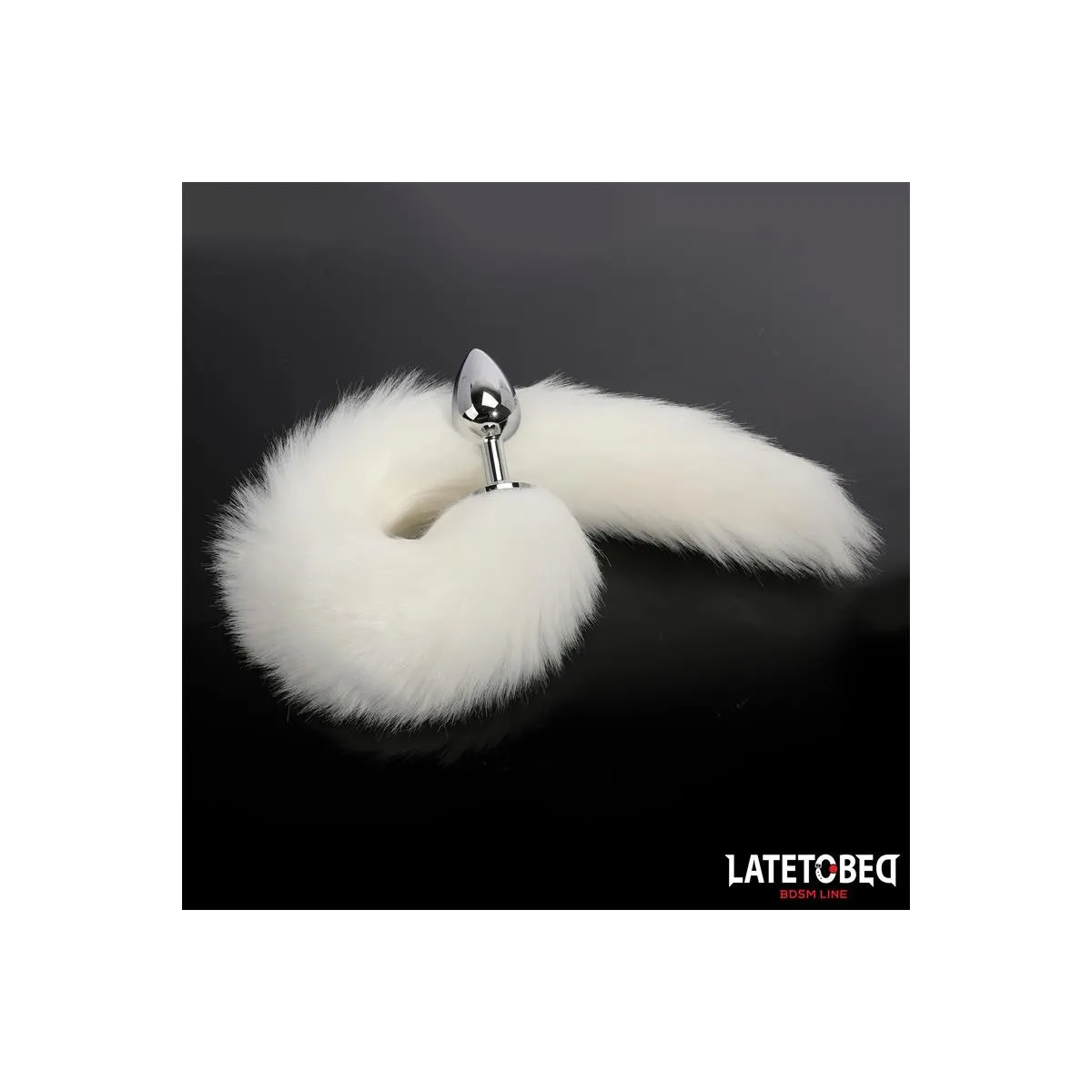 Analplug mit Schwanz Weiss 40 cm von Latetobed BDSM Line | Fesselliebe.de