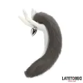 Analplug mit Schwanz Grau 40 cm von Latetobed BDSM Line