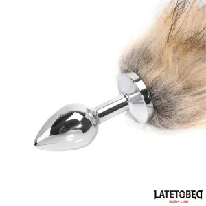 Analplug mit Schwanz Braun 40 cm von Latetobed BDSM Line