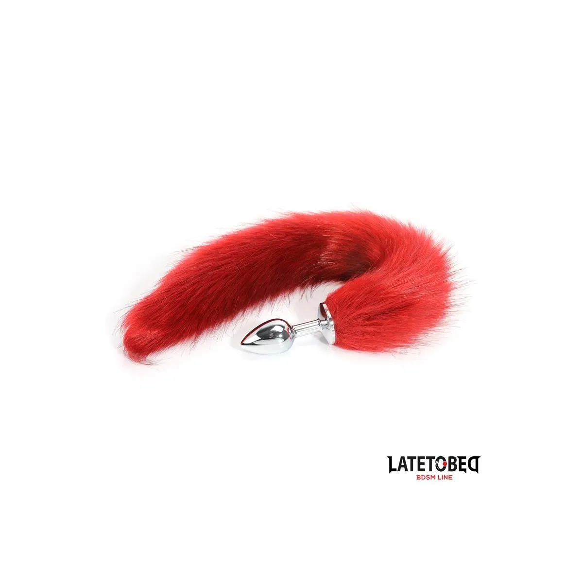 Analplug mit Schwanz Dunkelrot 40 cm von Latetobed BDSM Line | Fesselliebe.de