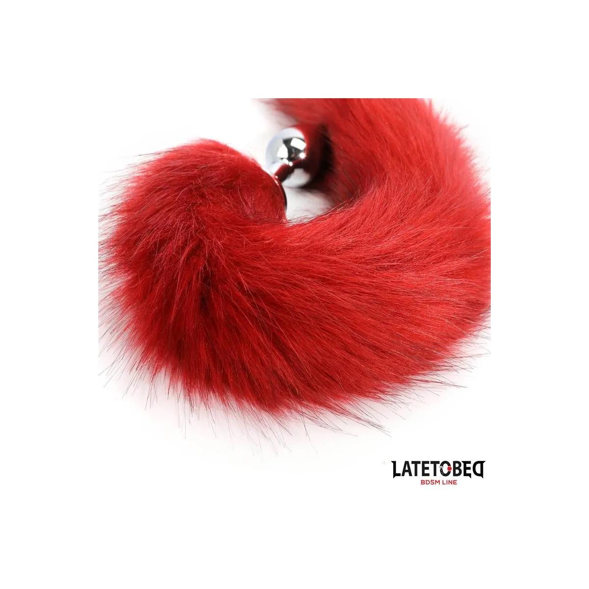 Analplug mit Schwanz Dunkelrot 40 cm von Latetobed BDSM Line | Fesselliebe.de