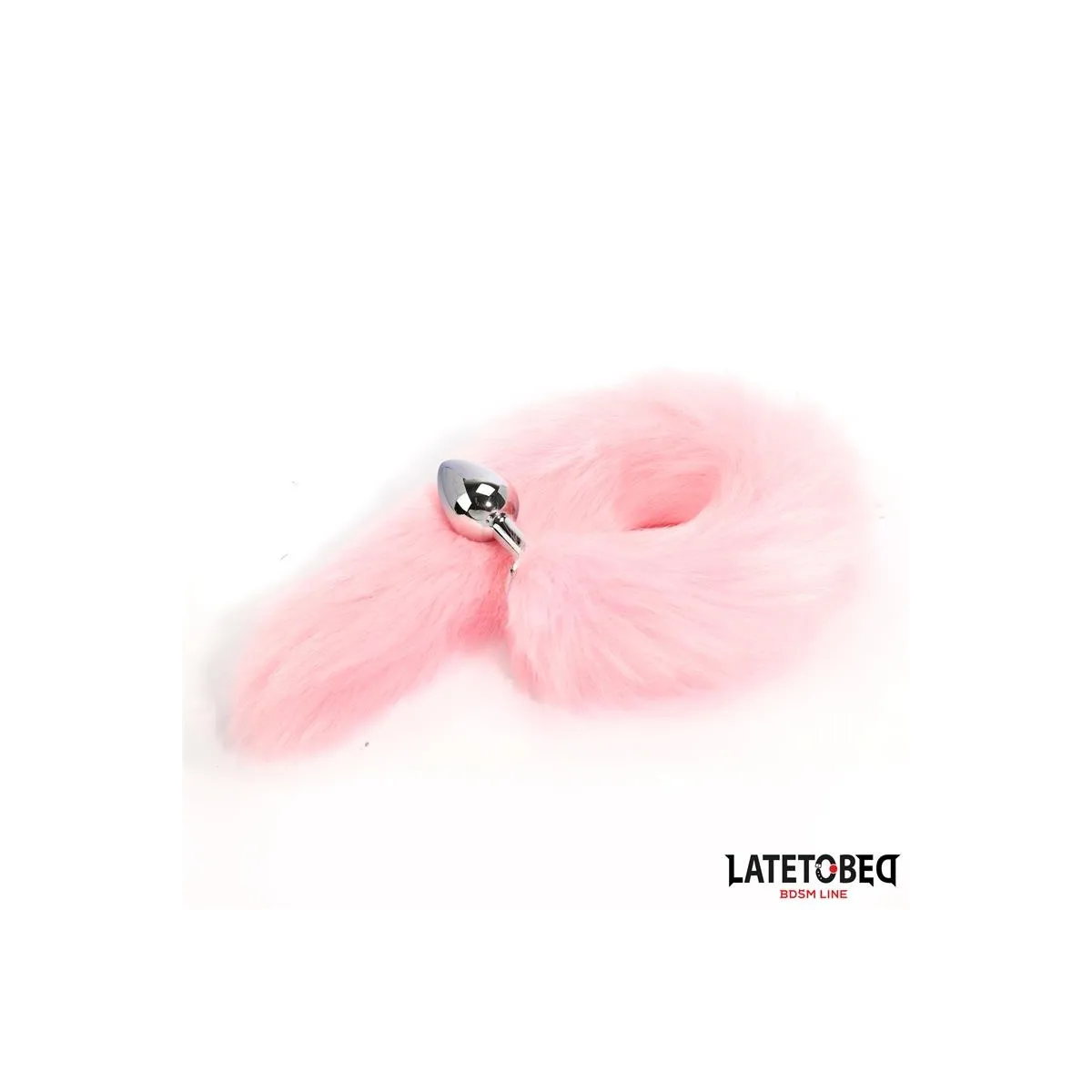 Analplug mit Fuchsschwanz, Rosa, 40 cm von Latetobed BDSM Line | Fesselliebe.de