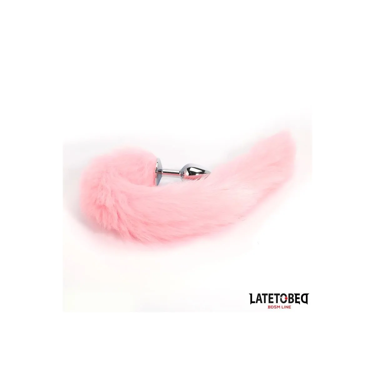 Analplug mit Fuchsschwanz, Rosa, 40 cm von Latetobed BDSM Line | Fesselliebe.de