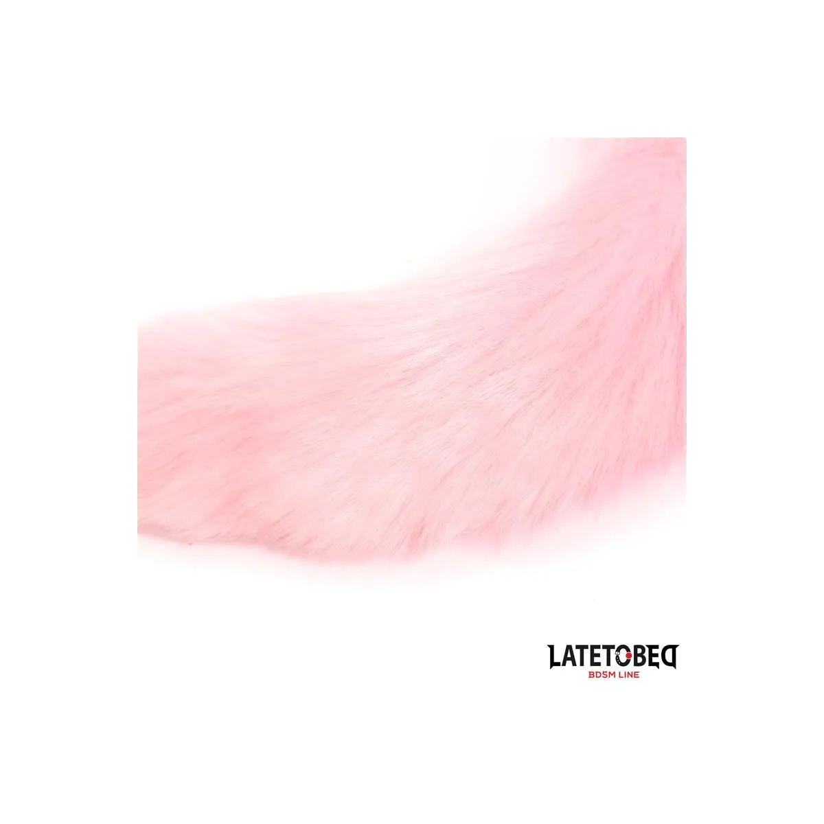 Analplug mit Fuchsschwanz, Rosa, 40 cm von Latetobed BDSM Line | Fesselliebe.de