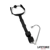 Mundknebel mit Manschette und Analhaken von Latetobed BDSM Line | Fesselliebe.de