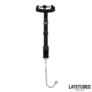 Mundknebel mit Manschette und Analhaken von Latetobed BDSM Line