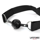 Mundknebel mit Manschette und Analhaken von Latetobed BDSM Line | Fesselliebe.de