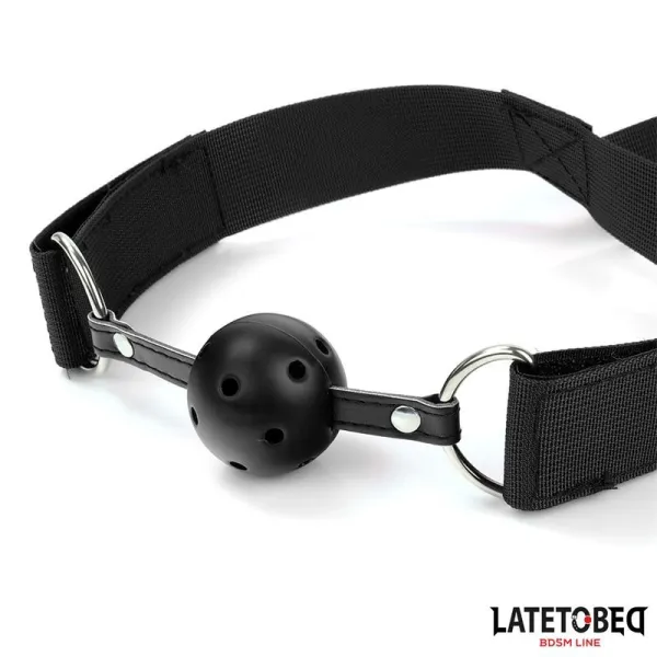 Mundknebel mit Manschette und Analhaken von Latetobed BDSM Line | Fesselliebe.de