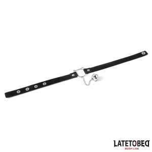 Halsband mit Katzenohren-Ohrringen und Glöckchen von Latetobed BDSM Line