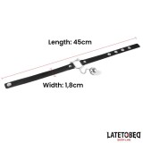 Halsband mit Katzenohren-Ohrringen und Glöckchen von Latetobed BDSM Line | Fesselliebe.de