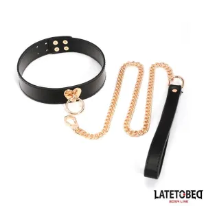 8-Teiliges Leder-Bondage-Set mit Aufbewahrungskoffer von Latetobed BDSM Line