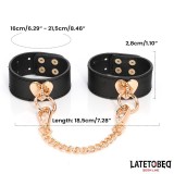 8-Teiliges Leder-Bondage-Set mit Aufbewahrungskoffer von Latetobed BDSM Line | Fesselliebe.de