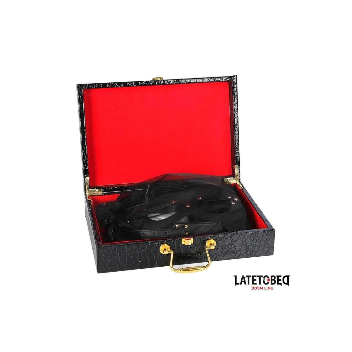 8-Teiliges Leder-Bondage-Set mit Aufbewahrungskoffer von Latetobed BDSM Line | Fesselliebe.de