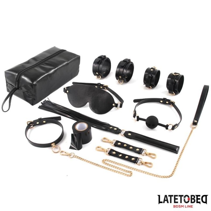 Bondage-Set mit 8 Teilen und Aufbewahrungstasche von Latetobed BDSM Line | Fesselliebe.de
