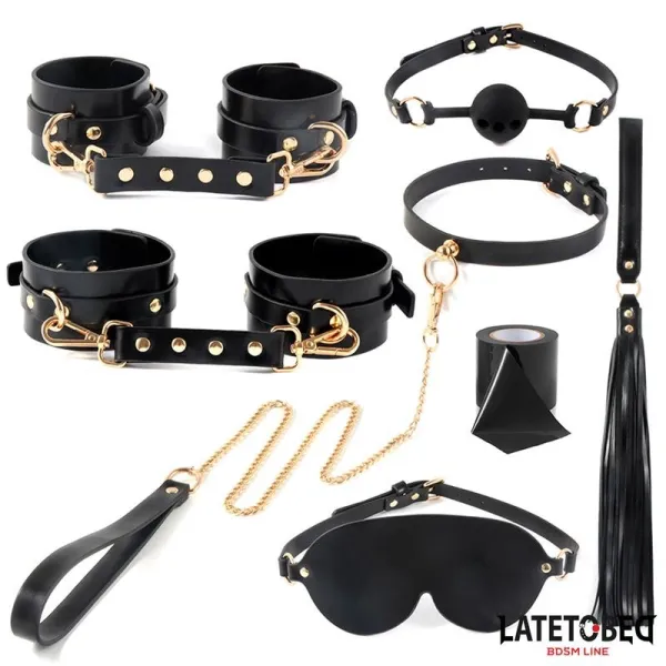 Bondage-Set mit 8 Teilen und Aufbewahrungstasche von Latetobed BDSM Line | Fesselliebe.de