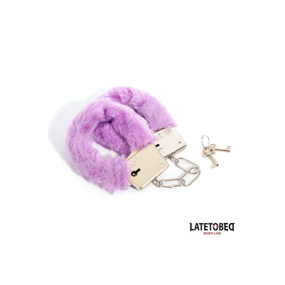 Fell-Metallfessel Lila von Latetobed BDSM Line | Fesselliebe.de