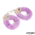 Fell-Metallfessel Lila von Latetobed BDSM Line