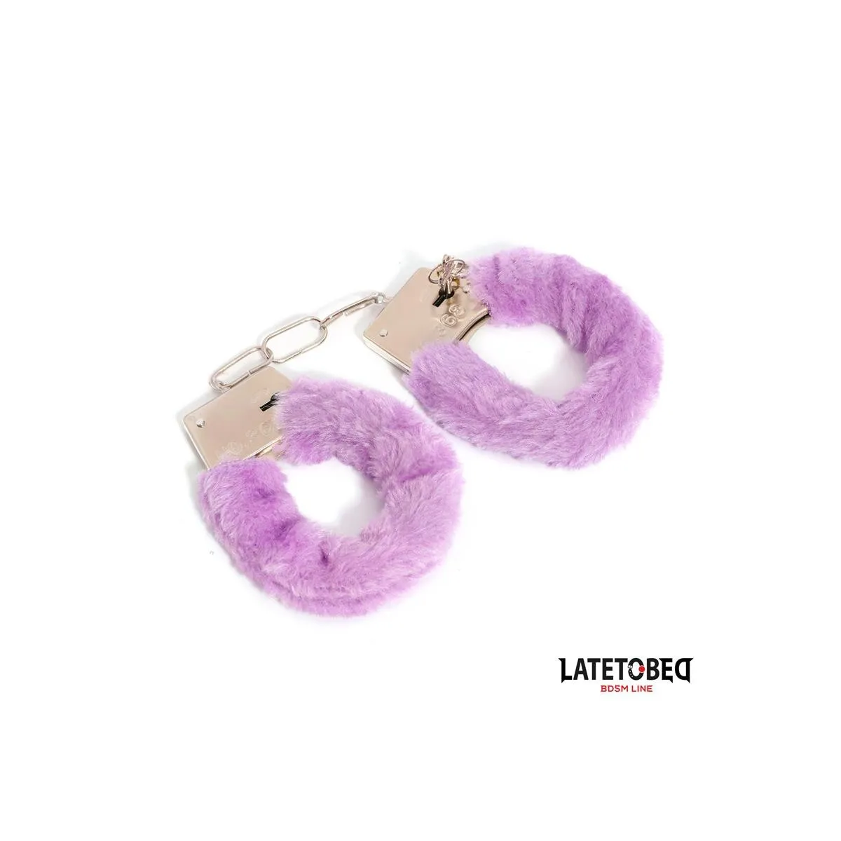 Fell-Metallfessel Lila von Latetobed BDSM Line | Fesselliebe.de