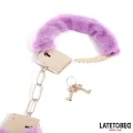 Fell-Metallfessel Lila von Latetobed BDSM Line