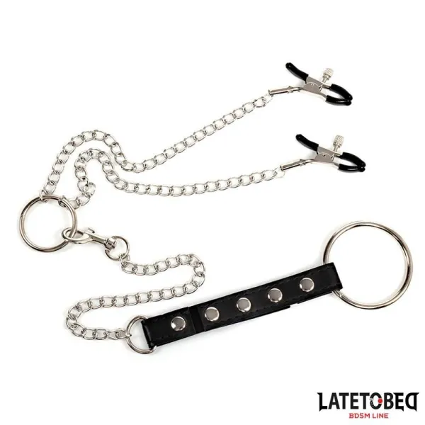 Nippelklemmen mit Penisring von Latetobed BDSM Line | Fesselliebe.de