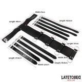 Verstellbarer Rücken-Harness von Latetobed BDSM Line | Fesselliebe.de