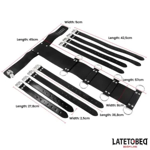 Verstellbarer Rücken-Harness von Latetobed BDSM Line