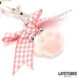 Nippelklemmen mit Kitty-Pfoten-Pompon von Latetobed BDSM Line | Fesselliebe.de