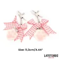 Nippelklemmen mit Kitty-Pfoten-Pompon von Latetobed BDSM Line