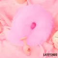 Rosa Silikon-Analplug mit Fuchsschwanz Rosa von Latetobed BDSM Line