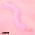 Rosa Silikon-Analplug mit Fuchsschwanz Rosa von Latetobed BDSM Line