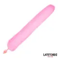 Rosa Silikon-Analplug mit Fuchsschwanz Rosa von Latetobed BDSM Line