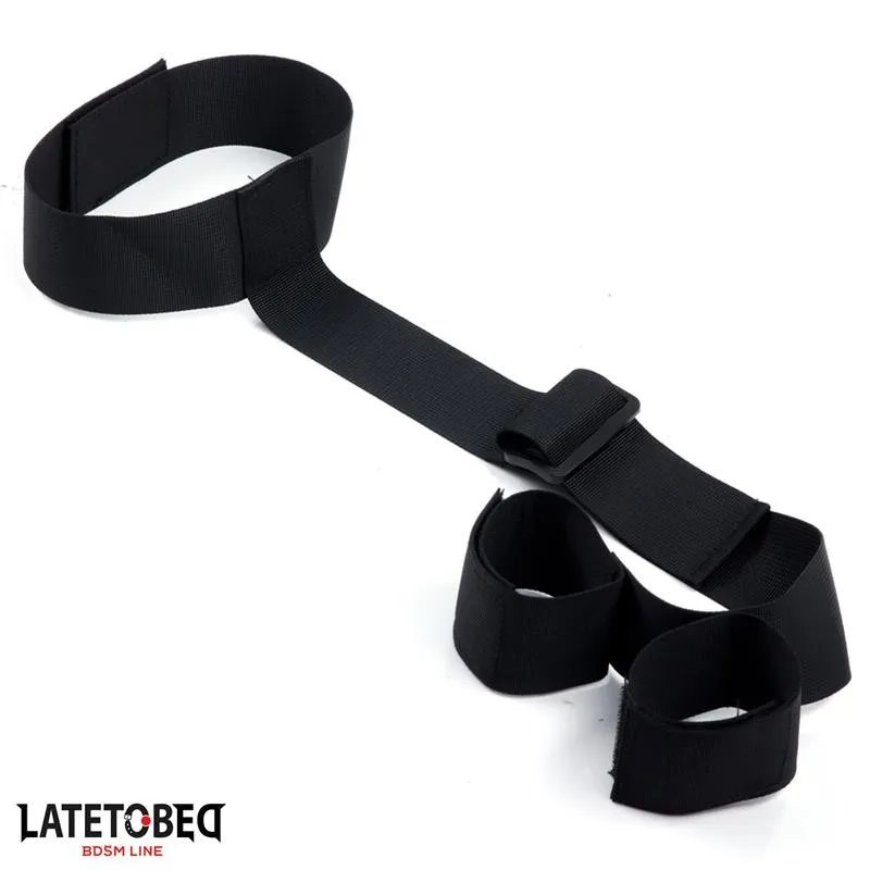 Band-Bondage von Hals bis Handgelenk von Latetobed BDSM Line | Fesselliebe.de