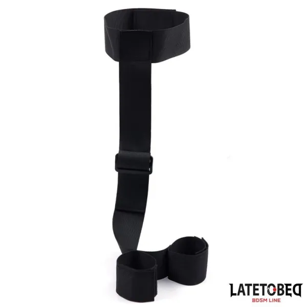 Band-Bondage von Hals bis Handgelenk von Latetobed BDSM Line | Fesselliebe.de