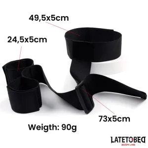 Band-Bondage von Hals bis Handgelenk von Latetobed BDSM Line