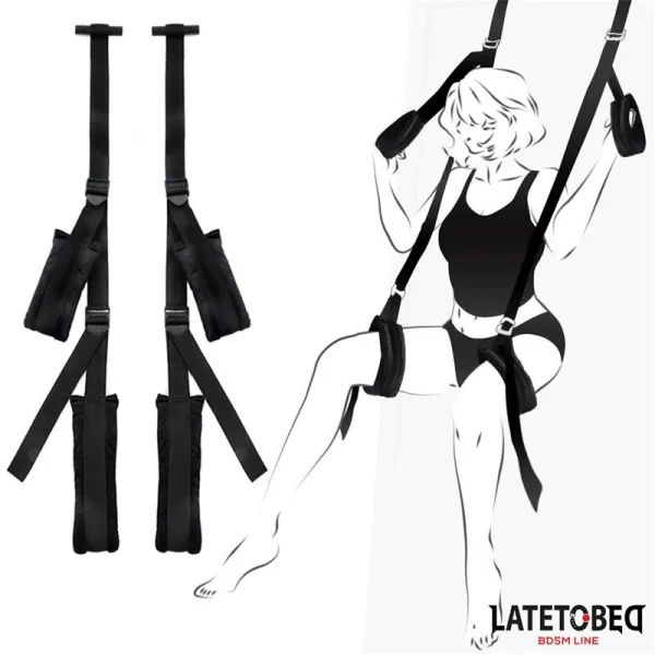 Tür-Sling Schwarz von Latetobed BDSM Line | Fesselliebe.de