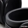 Einfarbige Schwarze Handfessel von Latetobed BDSM Line