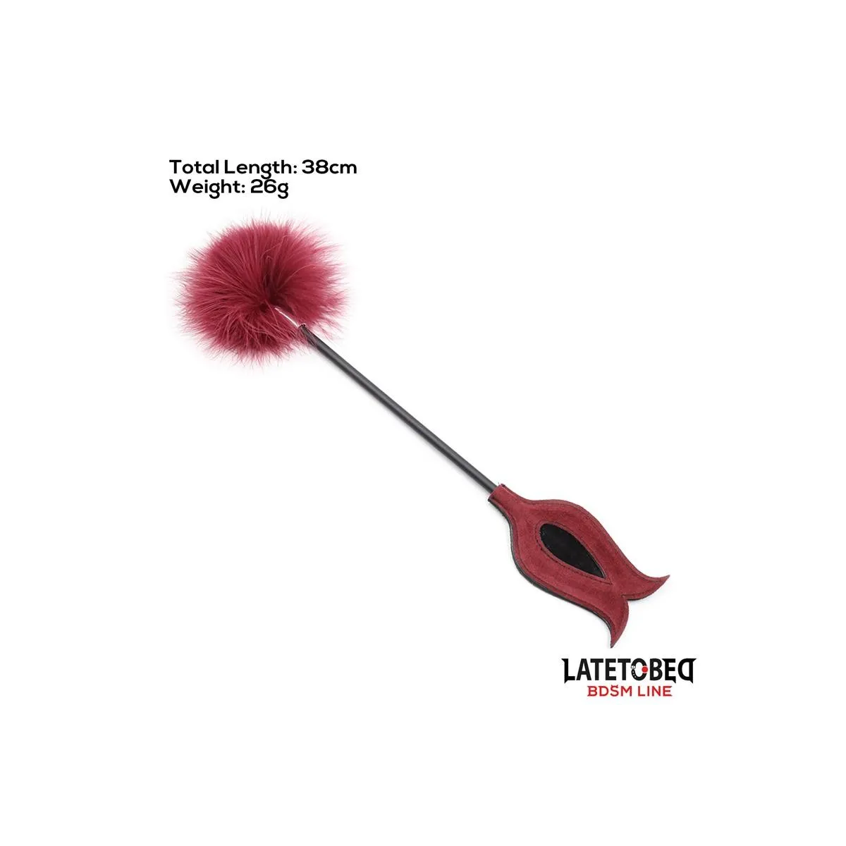 Federkitzler und Paddel In Rosenform von Latetobed BDSM Line | Fesselliebe.de